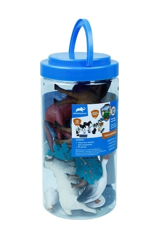 Vardem 23cm Kovada 13 Parça Çiftlik Hayvanları Seti