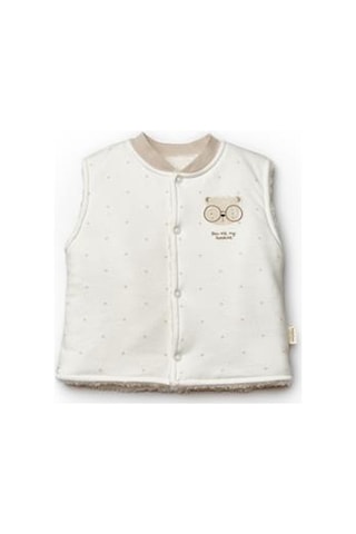 Bebek Yelek %100 Organic Pamuk Yenidoğan Serisi-csy8117