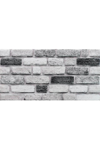 5 Adet X Tuğla Desenli 3D Strafor Köpük Duvar Kaplama Paneli (446785601)