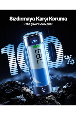 Ebl Aaa Pil 24 Lü Paket, 1,5v Alkalin İnce Kalem Pil