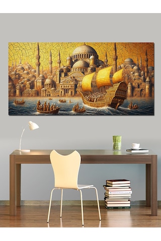 Kanvas Tablo Altın Çağ Osmanlı Gemisi