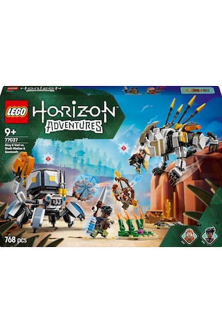LEGO® Horizon Adventures™ Aloy ve Varl, Metalkabuk ve Hızardiş’e Karşı 77037 - 9 Yaş ve Üzeri Çocuklar için Yaratıcı Oyuncak Yapım Seti (768 Parça)
