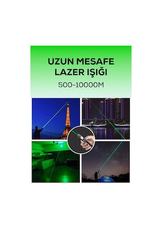 Büro Ev Ofis İş Güvenliği İçin Yeşil Şarjlı Lazer Pil Anahtar Çoklu Işık Efektli Er