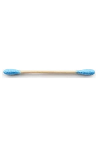 - Humble Brush Cotton Swabs - Blue, Bambu Kulak Çubuğu Mavi, Çevre Dostu Pamuklu Kulak Çubukları, Plastik İçermeyen Ambalaj, Doğal Renkli Pamuktan Kulak Çubukları