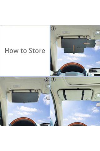 Cbtx Evrensel Araba Güneşlik Genişletici Parlama Önleyici Güneş Engelleyici Araba Pencere Güneşlik