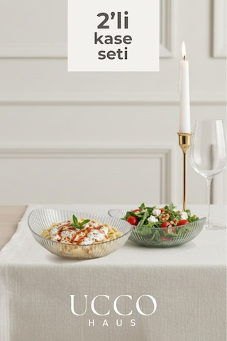 2 Adet 21cm Paris Oval Kase Seti - Salata Meyve Kasesi - Sunumluk Şık Pinterest Tabak Şeffaf