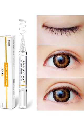 Suntek Çift Göz Kapağı Şekillendirici Krem Kaldırma Beyaz+sarı