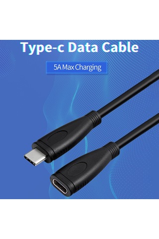 Cbtx PQ105 USB Tip-C 16 Çekirdekli 10 Gbps Veri Şarj Kablosu 0.5 Metre