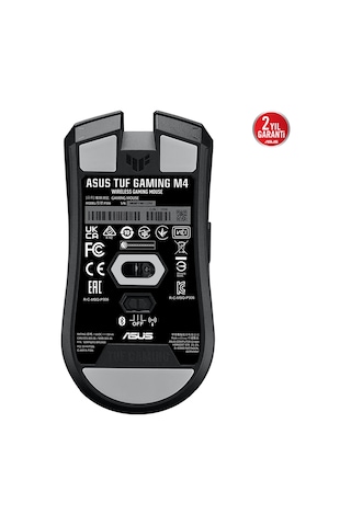 ASUS TUF GAMING M4 WIRELESS GAMING MOUSE DUAL WIRELESS MODU BLUETOOTH/RF 2.4 GHz 12.000 DPI OPTİK SENSÖR 6 PROGRAMLANABİLİR TUŞ PBT ANTİBAKTERİYEL ÜST