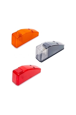Ahmet Otomotiv 403 Tipi Tepe Lambası Side Marker Ledli Kırmızı Renk 12-24v