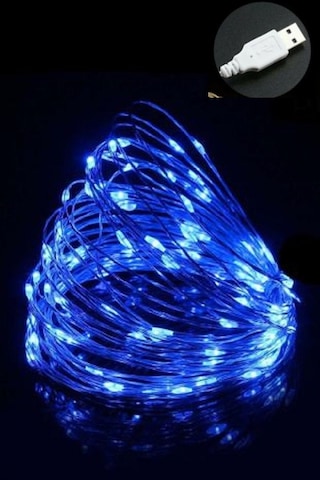 Hidz Peri Led Işık 5 Metre Usb Girişli Mavi