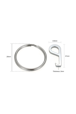 Ranyeek Çelik Anahtar Zinciriyle Ültra Hafif Çok İşlevli Açıcı - Şişe, Kutular İçin Edc Araç