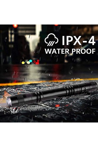 Soulader Mini Cep Feneri - Güçlü Led Işık, Ayarlanabilir Odak, Su Geçirmez Tasarım, Kompakt Ve Taşınabilir, Yüksek Parlaklık, Uzun Ömürlü Pil Ömrü, Kamp Ve Acil Durumlar İçin Çok Renkli