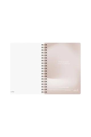 Noktalı Bullet Journal Defteri, 17x24 Cm, Şık Mercan Renk Açık Gri