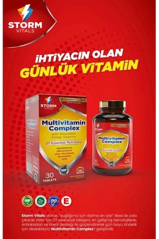 Storm Vitals Multivitamin Complex 30 Tablet