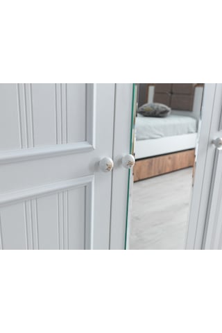 Yalı Modern 3 Kapaklı Aynalı Elbise Dolabı 125 60 211