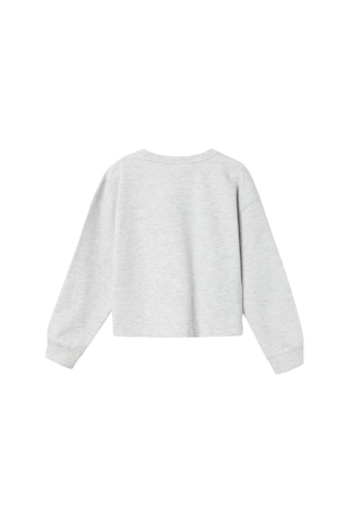 Name It Gri Çocuk Sweet T-shirt 13232445 Ag.melanj