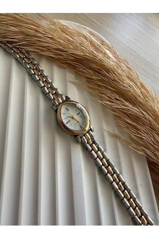 Rub045 25 Mm Rubsey Retro Minimal Hasır Kordon Vintage Kadın Kol Saati Siyah