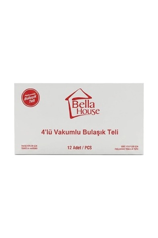 4 Parça Bulaşık Top Teli Bx40 Açık Gri
