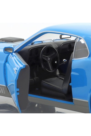 Maisto 1/18 1970 Ford Mustang Mach 1 - Mavi