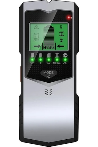 Xuweiwei 1pc Yüksek Hassasiyetli 5i 1 Arada Duvar Tarama Cihazı Stud Bulucu Metal Ahşap Tel Algılama Pille Çalışan Profesyonel Kalınlık Ölçüm Cihazı