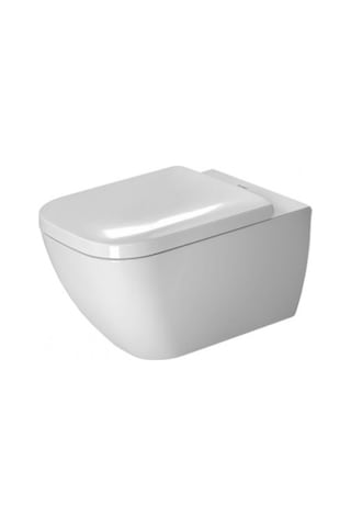 Duravit Happy D.2 Rimless Kanalsız Asma Klozet Yavaş Kapanır Klozet Kapağı Dahil Beyaz, 2222390075 Beyaz