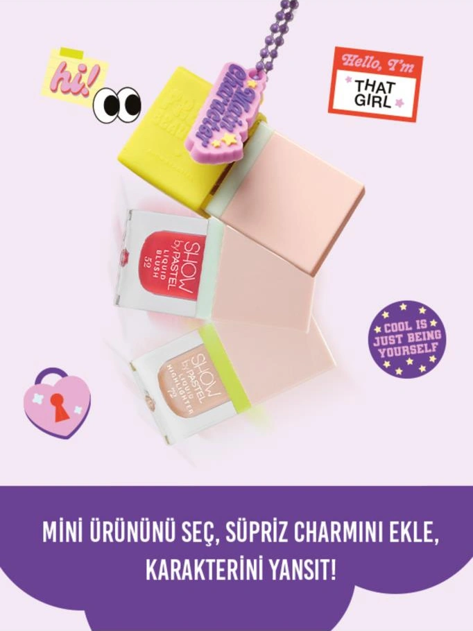 Show By Pastel Glow-up Girl Main Character Mini Kit 3 X 2.1 Ml