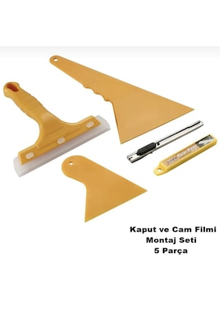 Point Oto Cam Filmi Çekme Aparatı 5 Parça Profesyonel Set Ragle 1 Adet