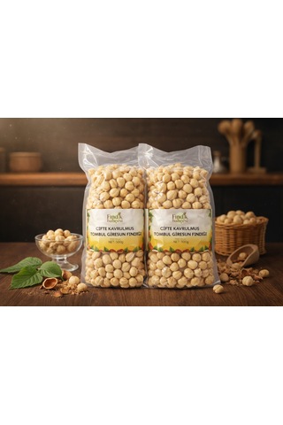 Giresun Fındığı Tam Yağlı Çifte Kavrulmuş Tombul Giresun Fındığı 2 x 500 G