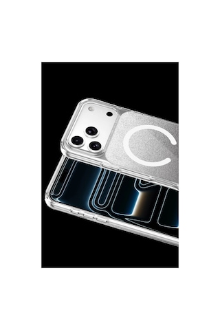Onegif Apple İphone 17 Pro Sora Simli Magsafe Kapak - Siyah