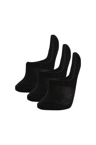 Defacto Kadın 3'lü Babet Çorap T6922AZNSBK23 Siyah