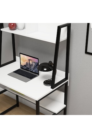 Yesst Momento 90 Cmraflı Çalışma Masası Beyaz