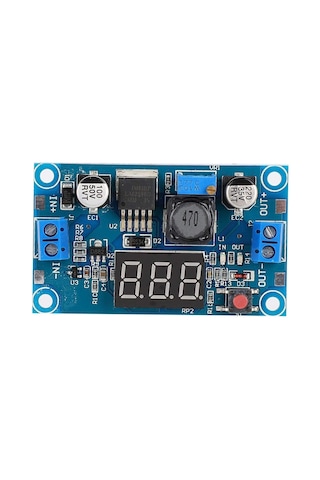 Lm2596 Ekranlı Ayarlanabilir Dc-dc Step Down Voltaj Düşürücü 3a Voltmetreli