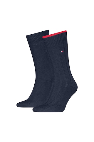 Tommy Hilfiger Th Men Sock 2p Struc Erkek Lacivert Çorap - S701236317 Lacivert