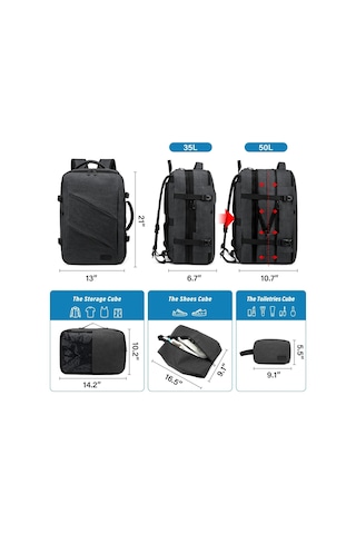 Lovevook Ub1856 17-18 İnç Laptop Sırt Çantası