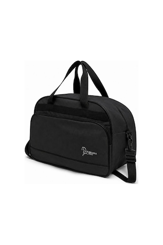 Louisiana Polo El Valizi Spor Seyahat Çantası Büyük Boy 55cm Siyah 1150