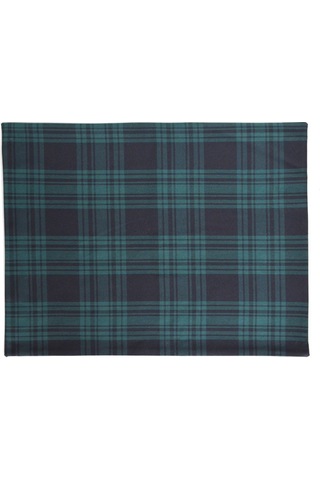 Amerikan Servis Yeşil Ekose 2'li Set Diğer