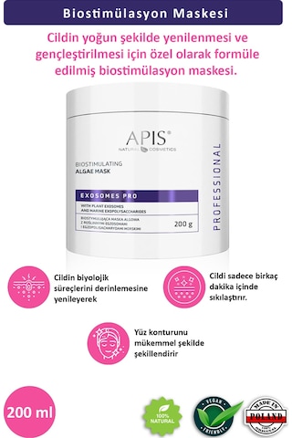 Apis Natural Exosomes Pro Biostimulating Algae Yosun Maskesi 200 G Apis Natural Exosomes Pro Biostimulating Algae Yosun Maskesi 200 G