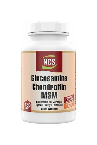 Ncs Glucosamine Chondroitin Msm Collagen Zerdeçal 180 Tablet