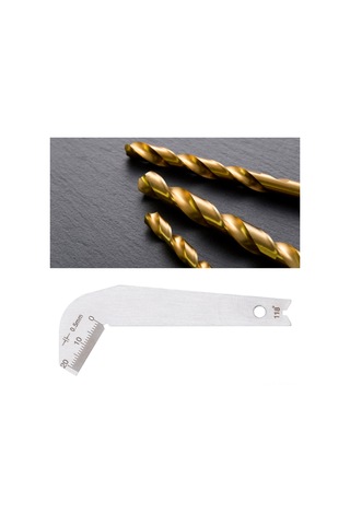 Maiyame 118 Açıklı Ince Çelik Matkap Ucu Ölçer, 0-20mm Aralığında 0.5mm Hassasiyetli Matkap Uç Kalibrasyon Aracı