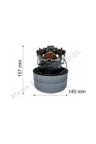 Ametek Elektrikli Süpürge Motoru Rb17 Çiftfan 900W