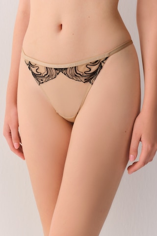 Suwen Tattoo Touch Dantelli String Külot St6009602010 Bej