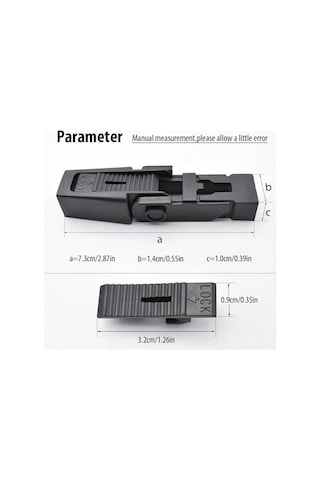 Konesam Bmw 5 Serisi E39 1996-2004 Ön Cam Silecek Kolu Kilit Klipsi - 2 Adet Sabitleme Tutma Klipleri