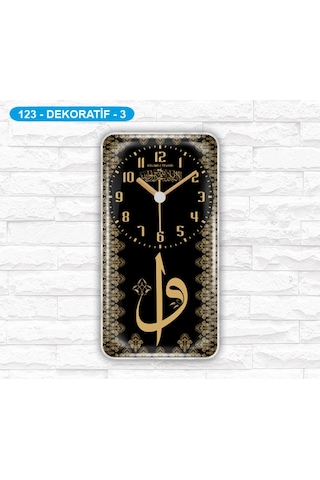 Dekoratif Magnetli Mıknatıslı Buzdolabı Mutfak Duvar Saati (295216089)