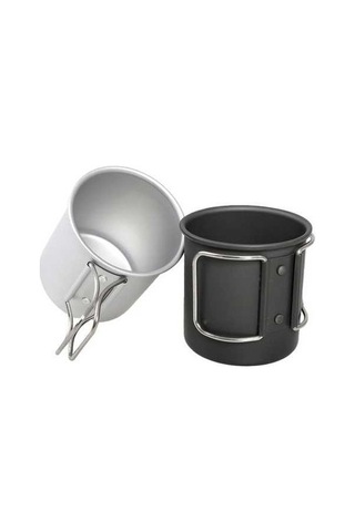 Dancemonkey Cbtx Hk280 Alüminyum Kamp Kupası, Taşınabilir Katlanır Seyahat Kupası Altın