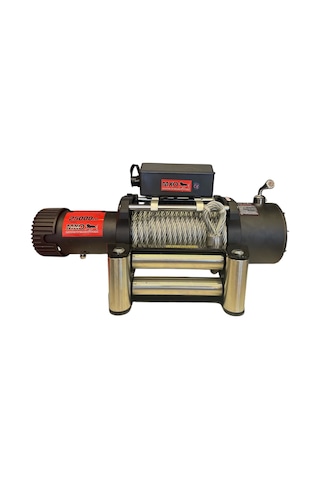 Mxo Çelik Halatlı 25000lb Vinç 24v Tambur 28 Mt Halatı