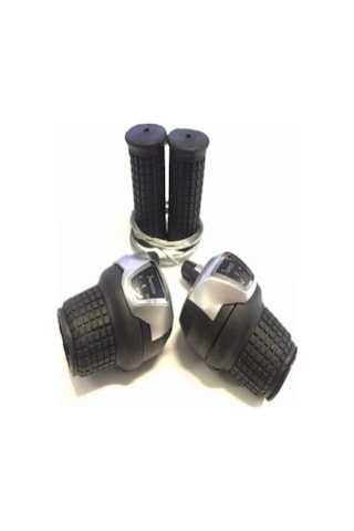 Bisiklet Grıp Shıft Vites Kolu 7 Li Index Kdsg-43 Shmn Model Gri - Siyah