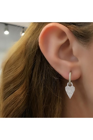 Stela Halka Gümüş Küpe