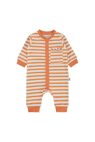 Civil Baby Yengeç Baskılı 1-9 Ay Tulum - Turuncu