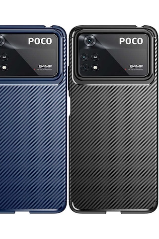 Goocamp Poco X4 Pro 5g Kılıf Negro Silikon Kapak - Lacivert Lacivert